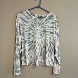 Grayson Threads Green and White Tie-Dye Sweatshirt